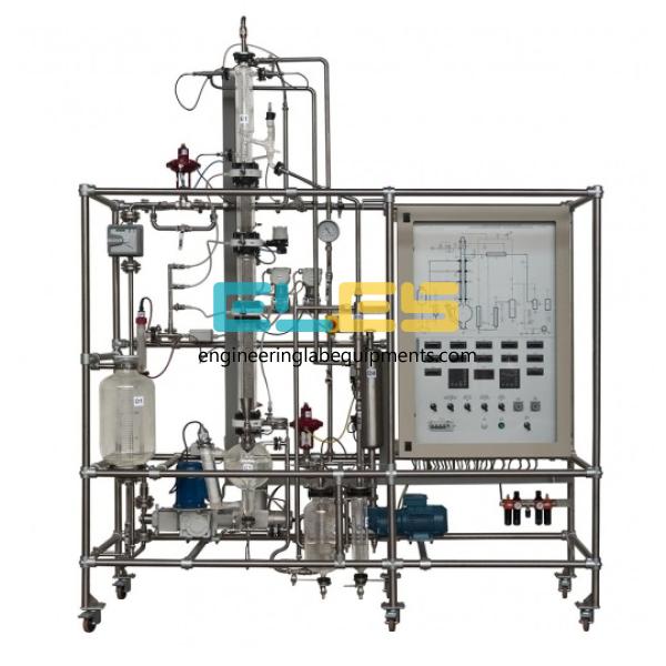 Continuous Distillation Pilot Plant With Data Acquisition