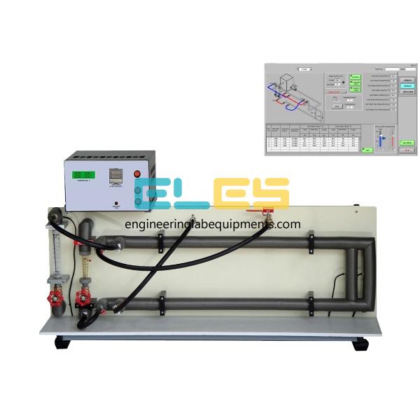 Parallel and Counter Flow Heat Exchanger with Data Acquisition